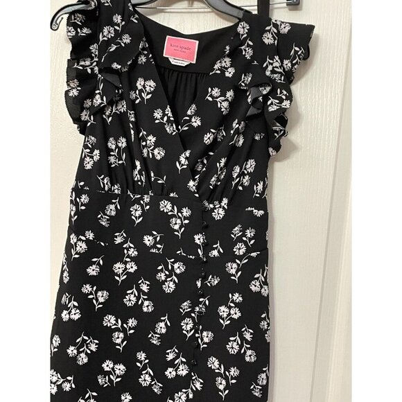Kate Spade Floral Maxi Dress Size 4 - Picture 2 of 5